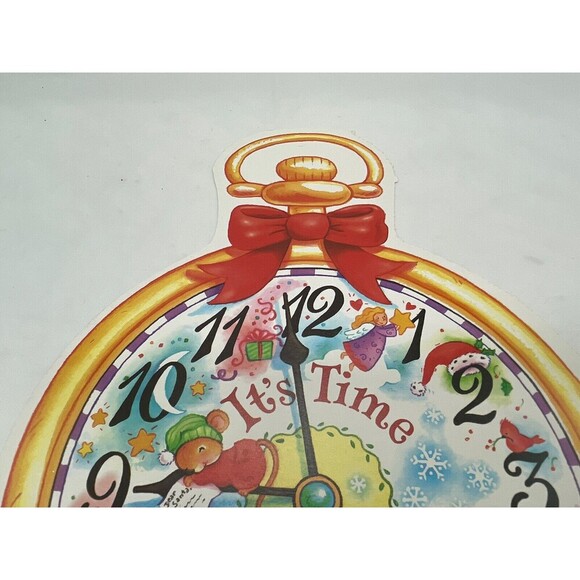 Vintage Paper Magic Group It’s Time For Christmas Die Cut Decoration Paper 12” - Picture 2 of 7